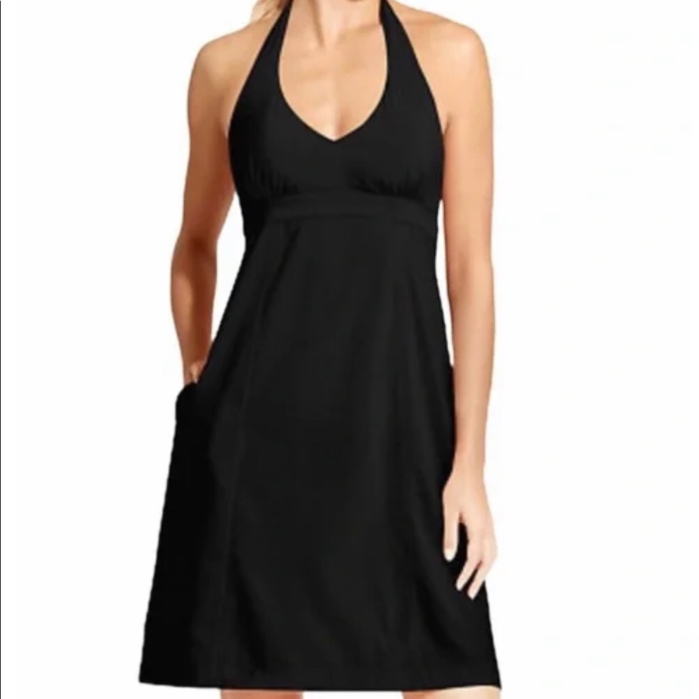 Athleta mini halter dress
